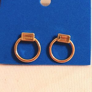 Gold Circle Earrings